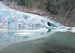 Norsko, Brigsdalbreen