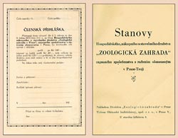 lensk pihlka a stanovy drustva Zoologick zahrada v Praze