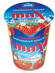 jogurt Max jahodov